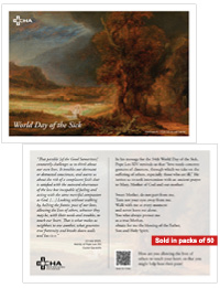 World Day of the Sick Prayer Card - 2026